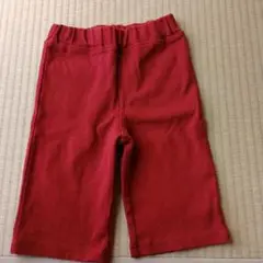 ニッセン 赤 半ズボン ハーフパンツ ゴムウエスト 後ろポケット 120cm