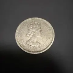 1960年 香港 1ドル エリザベス2世 イギリス領香港 外国コイン 古銭