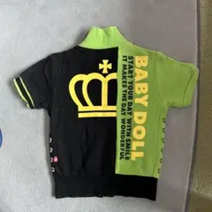 BABY DOLL 半袖Tシャツ 90cm 黒/緑