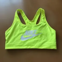 NIKE Dri-FIT スポーツブラ ネオンイエロー Mのサムネイル