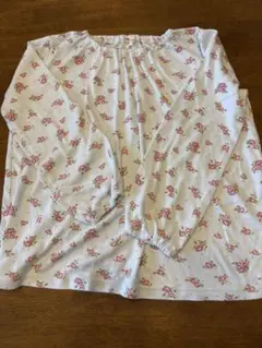 WACOALキッズパジャマ女の子125〜140 花柄ブルー