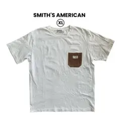 SMITH'S AMERICAN ポケット付きTシャツ ホワイト XLのサムネイル