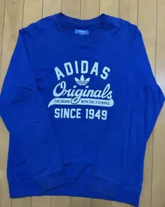 希少】USA製 90s adidas アディダス ロンT Mサイズ 紺 - メルカリ