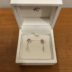 4℃ K10 ピンクゴールド ピアス