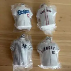 MLB ユニフォーム型キーホルダー 4種セット