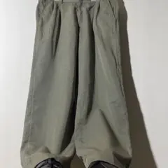 た*き様 90s Haggar 2タック ワイドスラックス W40 カーキ アメ