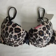 Shake Body C70　ヒョウ柄　ブラジャー 　ベージュ　ブラウン系のサムネイル