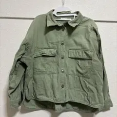 シャツジャケット カーキ