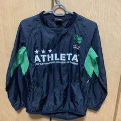 ATHLETA ピステ ウィンドブレーカー 140サイズ ネイビー/グリーン