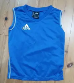 adidas キッズ ノースリーブ 110 ブルー