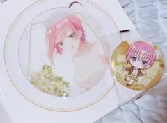 中野一花  五等分の花嫁  アクリルコースターディスプレイ(缶バッチ付)