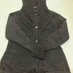 ラルフローレン ニット カーディガン 130cm 120センチ　黒　M