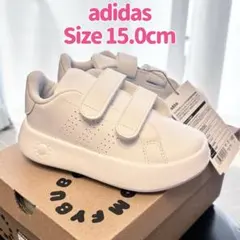 【新品】adidas キッズスニーカーADVANCOURT ホワイト15.0㎝