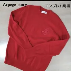 SALE新品未使用Arpege story エンブレム刺繍ロゴニット検スナイデルのサムネイル