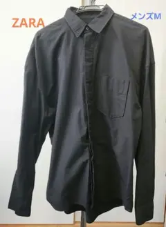 ZARA ブラック 長袖シャツ S-Mのサムネイル