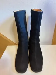 ingイング　スエード ブーツ 黒23cm