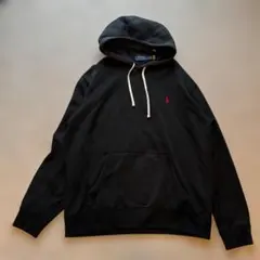 POLO Ralph Lauren パーカー swag Y2K 短丈 黒 - メルカリ