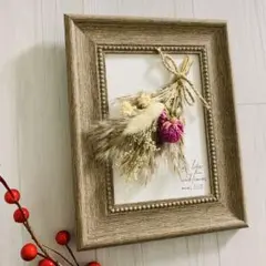 ドライフラワー アートフレーム インテリア雑貨 壁掛け 置物 北欧 観葉植物