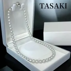 【最高峰】タサキ　田崎真珠　アコヤ　パール　本真珠　ネックレス　グレー