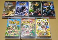 モンスターハンター アイルー PSP 7点セット