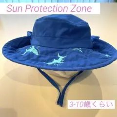 3〜10歳くらい⭐︎ サメ柄 水陸両用 キッズ用 帽子 2wayハット 52cmのサムネイル