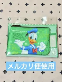 ディズニーチケット柄 ポーチ ドナルド ランダム