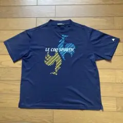 le coq sportif　ゴルフコレクション　モックネックTシャツ　Lサイズ