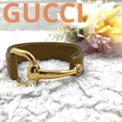 新品未使用❣️ GUCCI グッチ ホースビットレザーバングルブレスレット 
