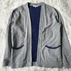 GLOBAL WORK グローバルワーク カーディガン スウェット グレー M