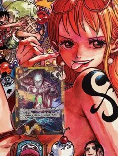 ワンピースカード　紫　エネル シークレット op15-118