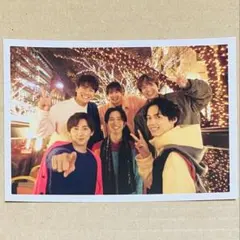 SixTONES フォト風カード A 公式写真サイズ【匿名配送】