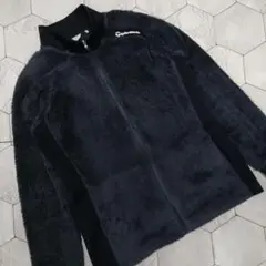 美品 Taylor Made Golf ボアジャケット モノトーン ブラック