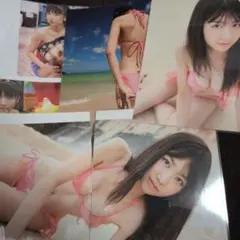 本日まで柏木由紀　水着　ランジェリー　写真集1冊分　ラミネート加工80ページ