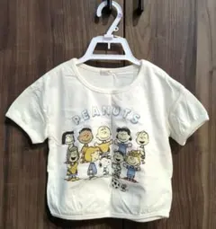 【美品】しまむら PEANUTS スヌーピー Tシャツ 90cmのサムネイル