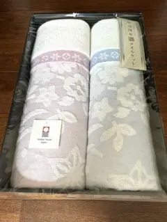 今治纏布タオルケット2枚セット 約140x190cmのサムネイル