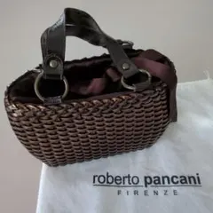 Roberto Pancani レザー かごバッグ イタリア製のサムネイル