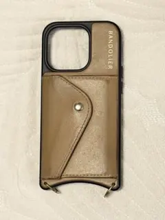 バンドリヤー レザー製 スマホフォルダー 15Pro