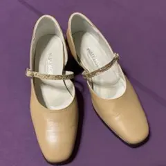 【未使用・美品】WALLAGE by ASICS ストラップ付きパンプス