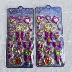 シール　キラキラ　シール交換　プリンセス　立体　２枚セット　まとめ売り