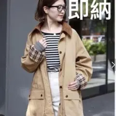 Barbour × Spick and Spanノンワックスジャケット別注タグ付 Barbour × Spick and Spanノンワックスジャケット別注タグ付