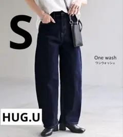 HUG.U ジーパン デニム バレルレッグ