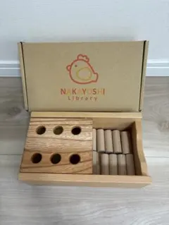 なかよしライブラリー ぼうとおし グッドトイ受賞品。ポットンポットン落として夢中になれる知育玩具