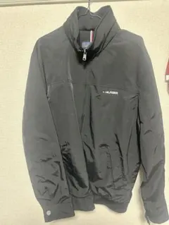 TOMMY HILFIGER ブラック ナイロンジャケット XL