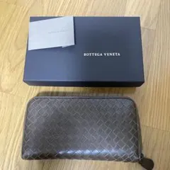 BOTTEGA VENETA イントレチャート ラウンドファスナー 長財布
