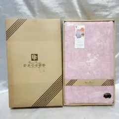 未使用 ボアシーツ 140×240 ウール混 ピンク ウィンターシーツ