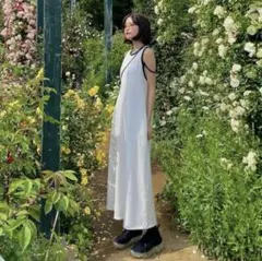 beautiful people ノースリーブワンピース　白　36 M