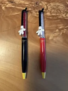 ディズニー　クリスタルボールペン　2本セット