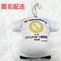エナジックスポーツ 甲子園初出場記念グッズ ユニフォームキーホルダー 沖縄97回