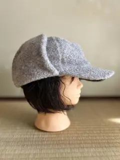 OVERRIDE トラッパーハット フライトキャップ グレー59cm