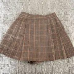 UNIQLO チェック柄 スカート ショートパンツ 110